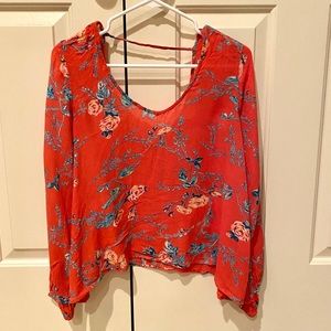 Billabong pretty floral blouse